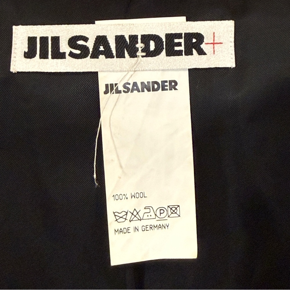 Jil Sander Black Pinstripe Single-Button Jacket - Picture 7 of 13